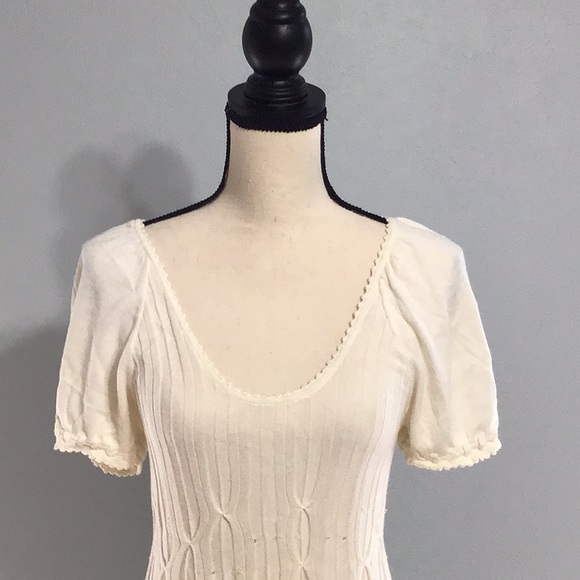 STUDIO M WHITE/CREAM SUMMER DRESS - Picture 2 of 4